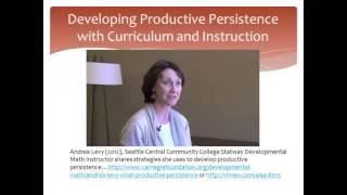 Developing Student Success in mathematics through Curriculum Development and Instruction