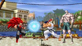 EVIL GOKU VS SUPREME SAGAT RYU