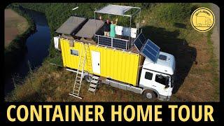 CONTAINER HOME TOUR | NO TALKING | DIY EXPEDITION TRUCK CAMPER