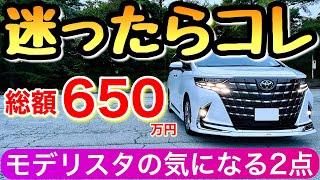 【総額650万】新型アルファードのモデリスタを納車 40系は白と黒どっちが良いか ミニバン