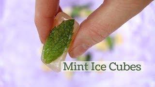 How to Make Mint Ice Cubes