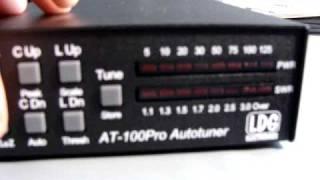 LDG AT-100pro tuner Review