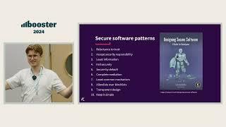 Security by Design - 10 Software Security Design Principles (Booster Conference 2024)