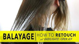 BALAYAGE PAINTING with BABYLIGHTS