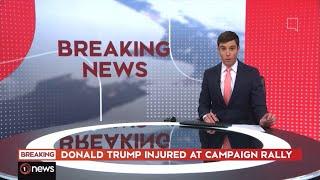 TVNZ: 1 News Breaking News Opening - Former President Trump Shot [14th July 2024]