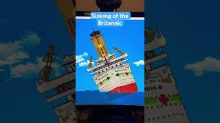 Sinking of the Britannic #titanic #animation #nostalgia #sad #oceanliners #1912 #ships #shorts