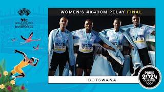 Botswana rule in the 4x400m final  | World Athletics Relays Bahamas 24