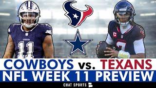 Dallas Cowboys vs. Houston Texans: Injury News, Prediction, Keys To Victory | NFL Week 11 Preview