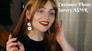 ASMR Telephone Customer Satisfaction Survey - Typing, Phone Effects