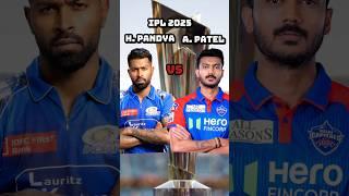 hardik pandya vs axar patel in ipl 2025#cricket#viralvideo#viralshorts#shortsfeed#trending