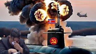 KIM and the World Are Shocked! 4 North Korean Nuclear Submarines Successfully Destroyed by America