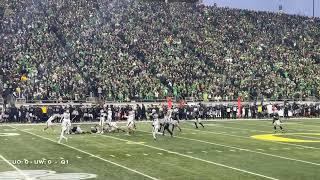 Oregon beats Washington 49-21 at Autzen Stadium 2024 (Full Game Highlights from Sec 34)