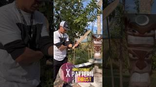 Eskrima tutorial | X - Pattern Thrust Technique | Martial Arts Weapons FMA #arnis #kalisticks