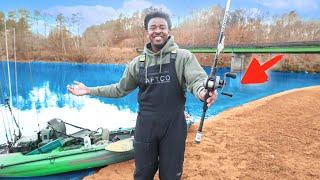 This River is LOADED w/ Bass (Winter Bass Fishing)