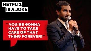 Aziz Ansari is So Sorry You Had a Baby | Netflix Is A Joke