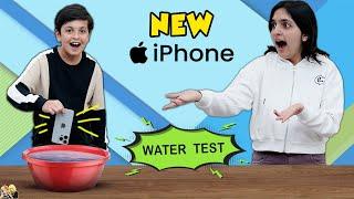 NEW iPHONE  Water Test | Unboxing of iPHONE 15 Pro | Surprise gift for Aayu | Aayu and Pihu Show