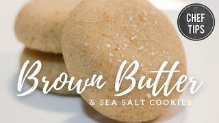 Brown Butter Sea Salt Cookie Recipe