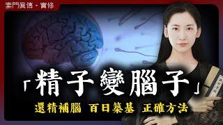 精子變腦子？還精補腦 百日築基的正確方法，拒絕身體被掏空！「無有淺談 I 素樸」