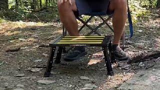 DEPSUNNY Adjustable Height Aluminum RV Step, Stable Foldable Platform Step Stool Review