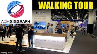 Siggraph 2022 - Show Floor Walkthrough -  Vancouver  - Computer Graphics Convention 4K