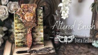 Altered Brush Mixed Media project by Iveta Ziedina