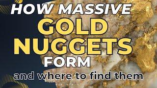 Discover How MASSIVE Gold Nuggets Form and Where To Find Them | Gold Prospecting | Gold Detecting