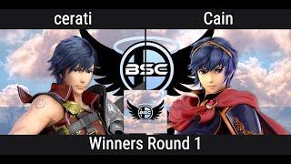 cerati (Chrom) VS Cain (Marth) | NOTCADE Series #98 - Winners Round 1