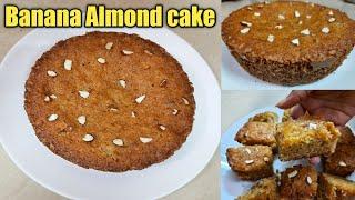 Banana Almond Cake | Cake Recipe | Perfectly moist Banana Bread | Almond Cake | Healthy Recipes