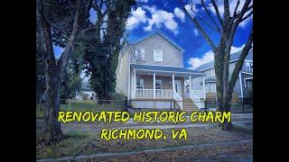 RENOVATED 3 BDRM Historic Home for Sale Richmond, VA +$395K+