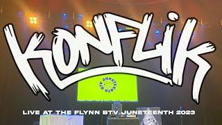 Konflik - LIVE @ The Flynn (BTV) w/ @OfficialSlickRick