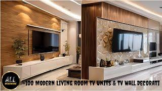 +100 Modern Living Room TV Units & TV Wall Decorations 2025 | TV Wall Cabinets & Home Interior Ideas