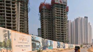 MyHome Akrida, MyHome Sayuk, MyHome Avali , Thellapur Techno City To Financial District Drive View