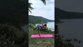 Coastal Yoga Experience | Chebyjane #shorts #yoga #stretching