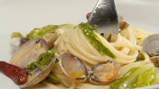 うまみと甘みが凝縮。春キャベツのボンゴレビアンコのスパゲッティ【 料理レシピ 】