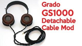 Grado GS1000 detachable cable mod