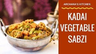 Kadai Vegetable Sabzi Recipe by Archana's Kitchen