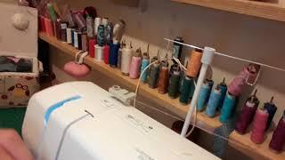 HOW TO THREAD UP  YOUR  BROTHER LS14 SEWING MACHINE TO SEW