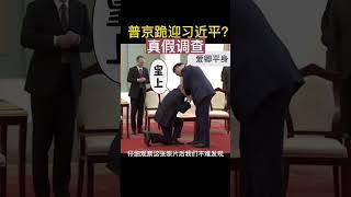 普京跪迎习近平？真的假的？真相大调查 #shorts #中国 #中共 #习近平 #普京 #总书记 #普金 #访俄#下跪 #真相 #调查 #中俄 #俄乌