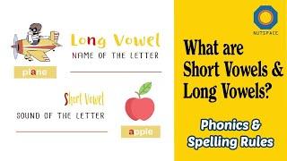 Long Vowels & Short Vowels | Vowel Sounds | Grammar Videos | NutSpace