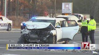 1 killed in Durham crash that ended chase