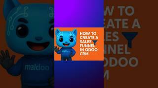 How to Create a Sales Funnel in Odoo CRM #odoo #odooerp #odoo18 #erp #m3ldoo