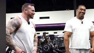 The Greatest PowerLifter John Haack and Larry Wheels Train Bench Press!