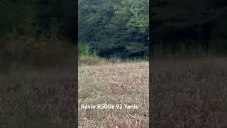 92 Yard Bow shot Ravin R500e