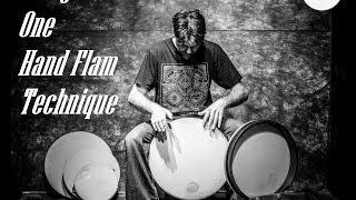 Larry Salzman "MEINL" "Percussion" One Hand Flam Technique