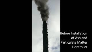 Before & After Video of Crematorium Ash & Particulate Pollution Controller