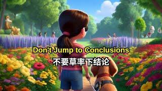 英语小故事（不要草率下结论 Don't Jump to Conclusions）#听故事学英语  #哲理故事 #小故事大道理 #英语故事 #英语口语练习 #听故事学英语