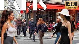 [Paris France 4K 60FPS Walking Tour] Paris Latin Quarter,Le Marais 01/JUNE/2025
