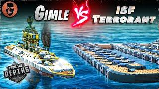 Gimle VS. ISF Terrorant - From the Depths Battleship Battle