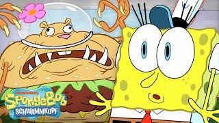 SpongeBob | Der VERRÜCKTESTE Service der Krossen Krabbe aller Zeiten!  | Compilation | Schwammkopf