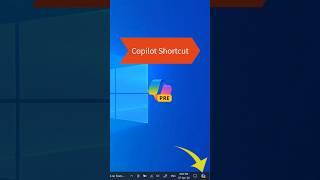 Microsoft Copilot shortcut in latest Windows 10 update